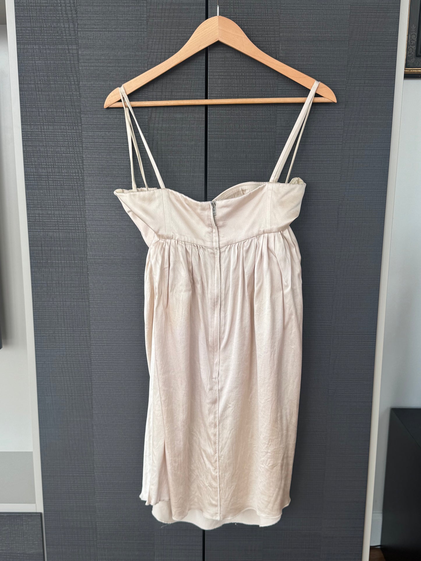 Vintage Dolce & Gabbana Silk Bustier Mini Dress