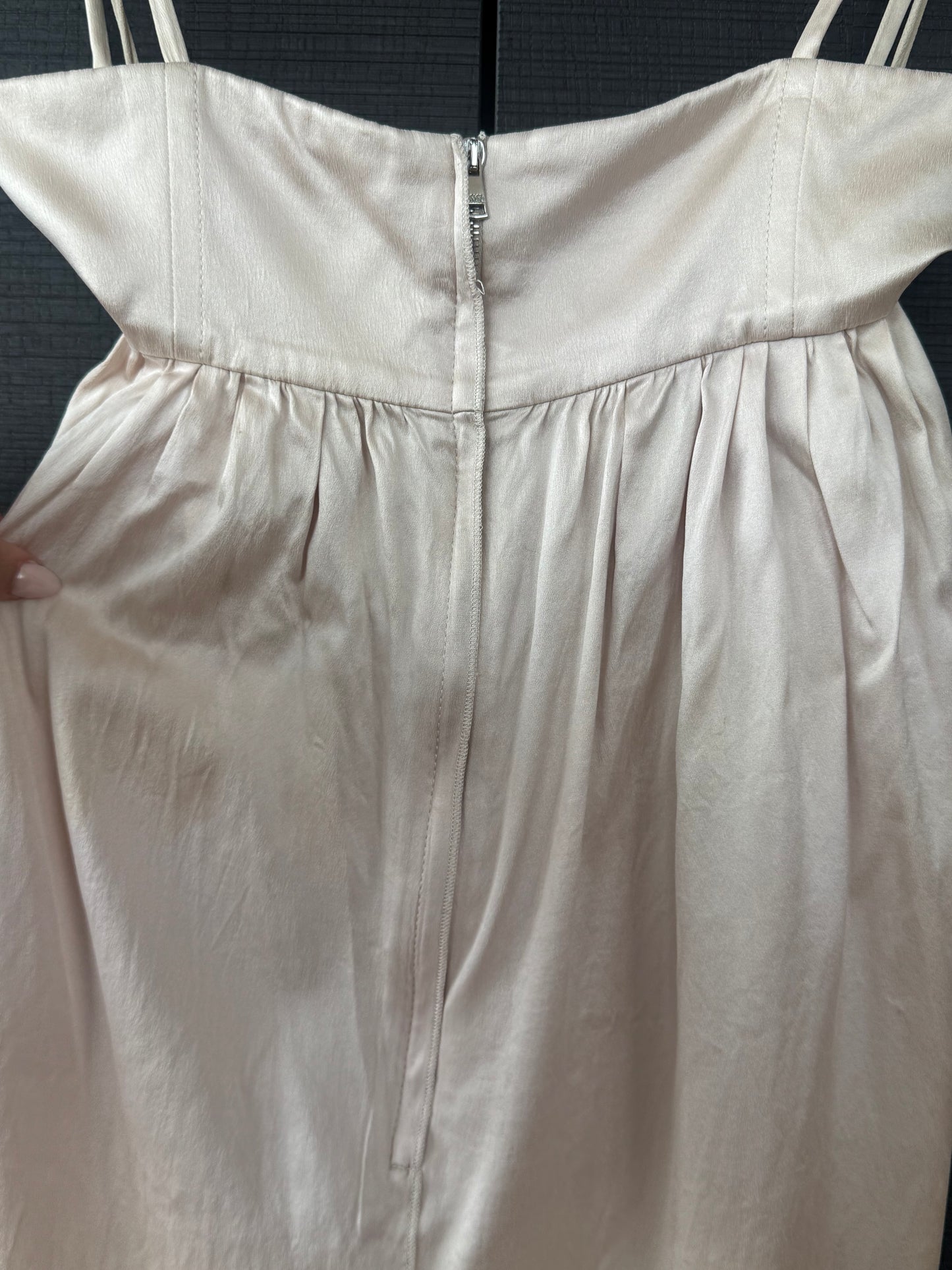 Vintage Dolce & Gabbana Silk Bustier Mini Dress