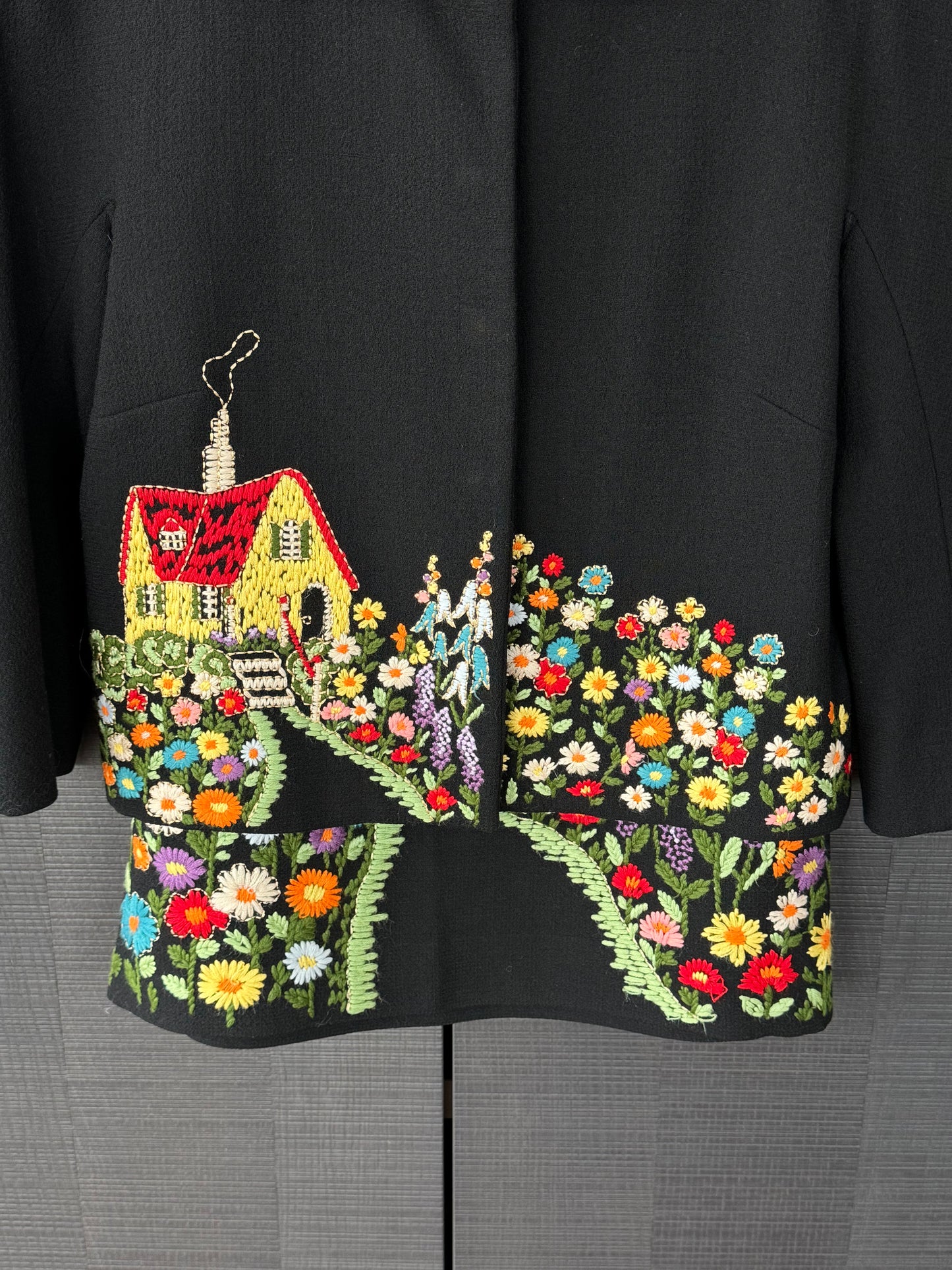 Moschino Cheap & Chic FW2001 Embroidered Suit Set