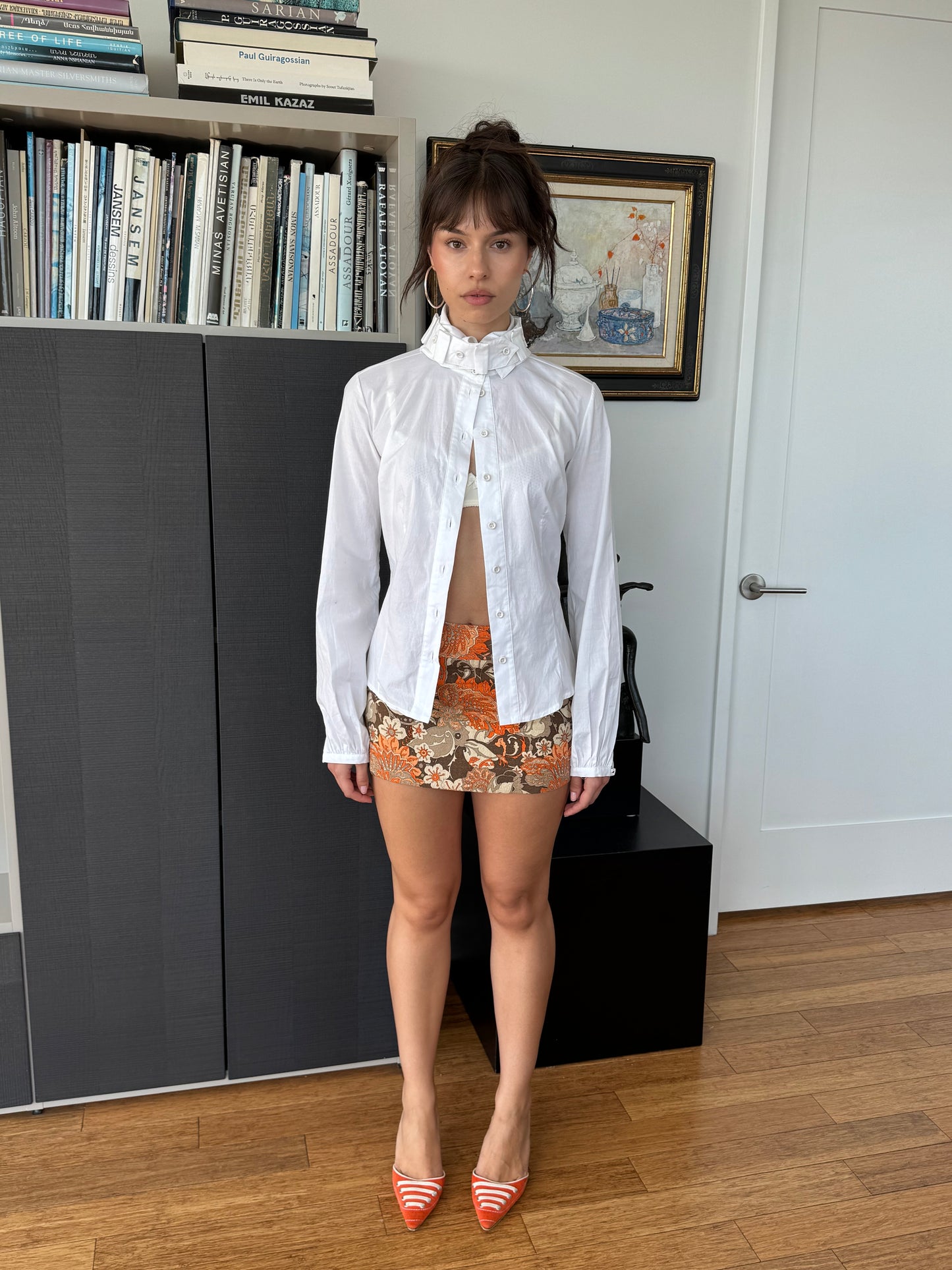 Dolce & Gabbana SS2004 Runway Mini Skirt as Seen on Ariana Grande