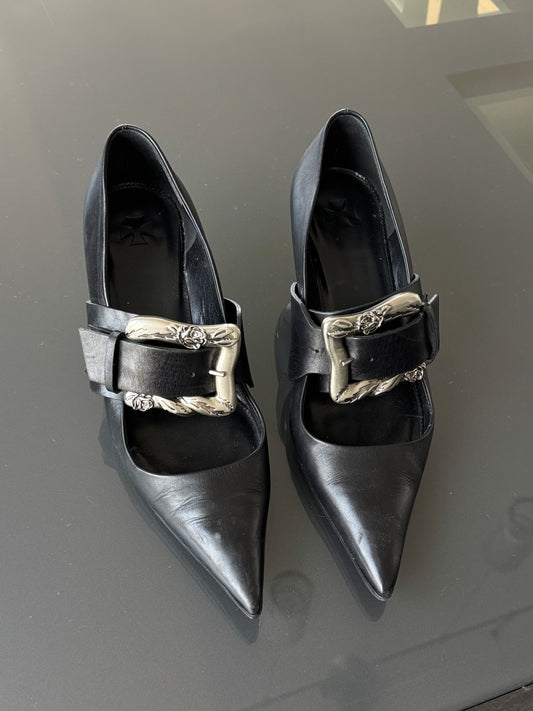 Enfants Riches Déprimés Buckle Leather Pumps 37