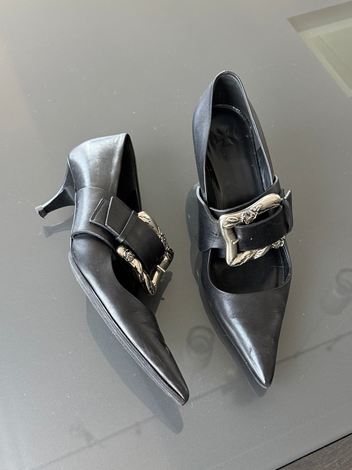 Enfants Riches Déprimés Buckle Leather Pumps 37