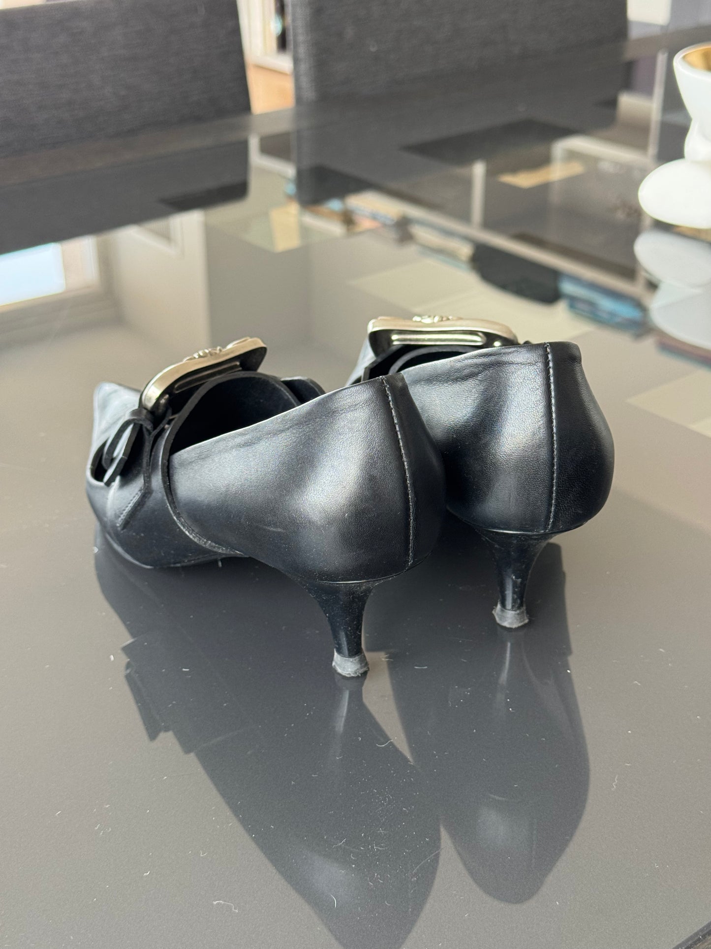 Enfants Riches Déprimés Buckle Leather Pumps 37