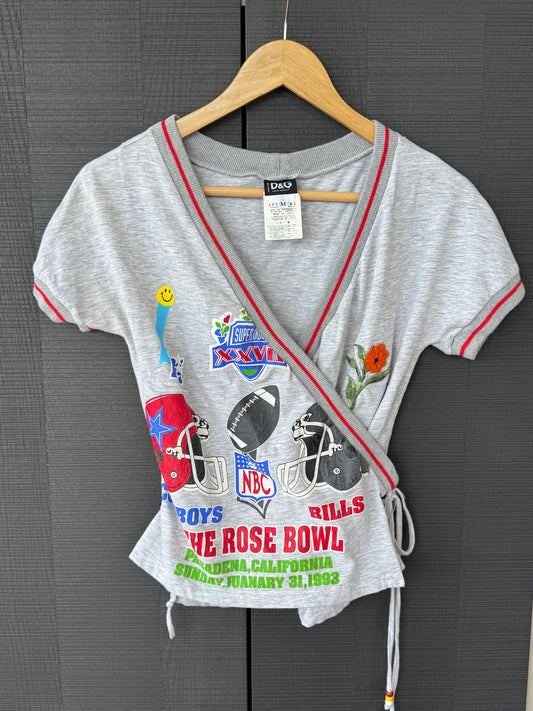 Vintage D&G Early 2000s Football Wrap Tee