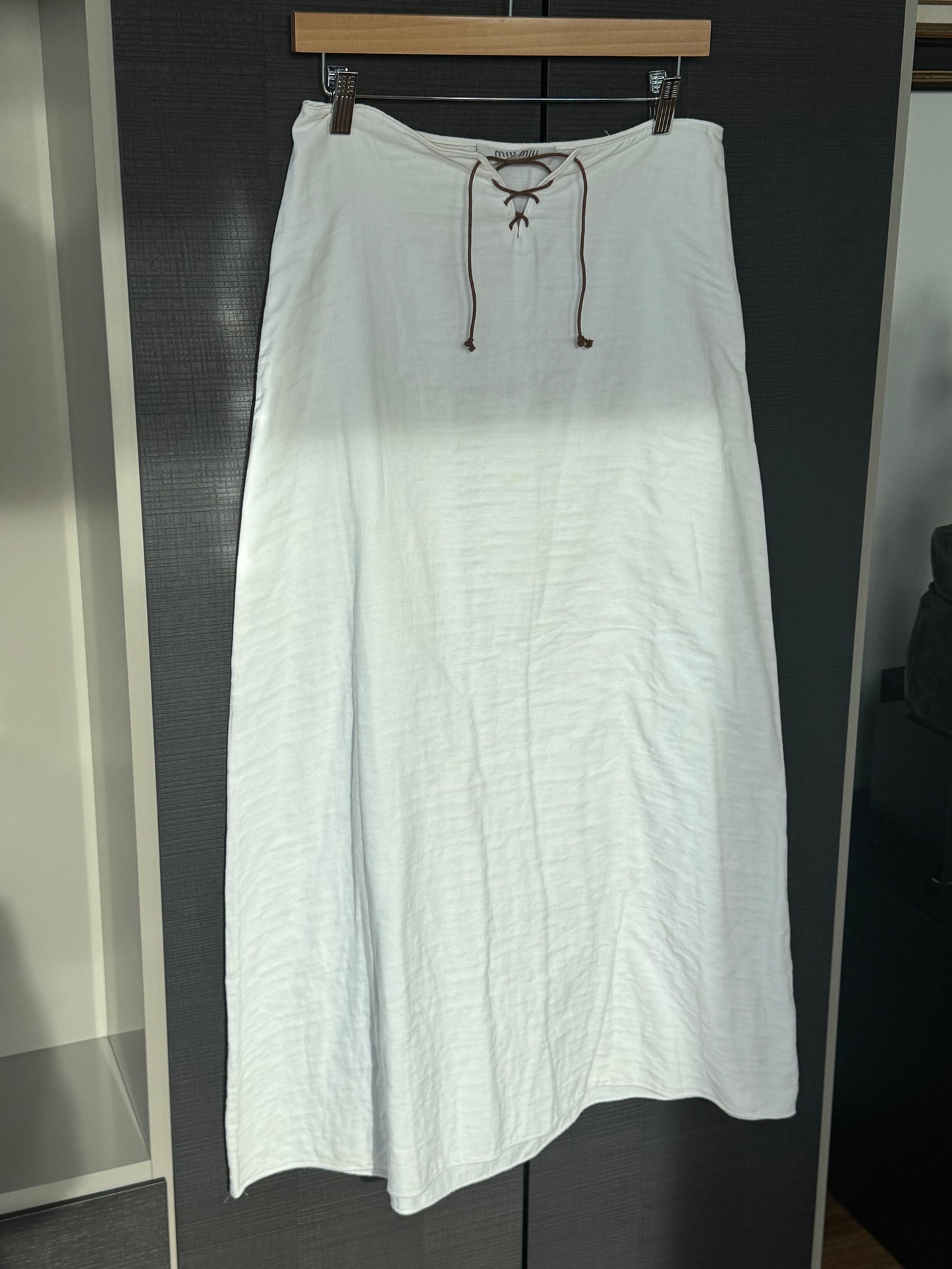 Miu Miu S/S 1998 Lace Up Skirt