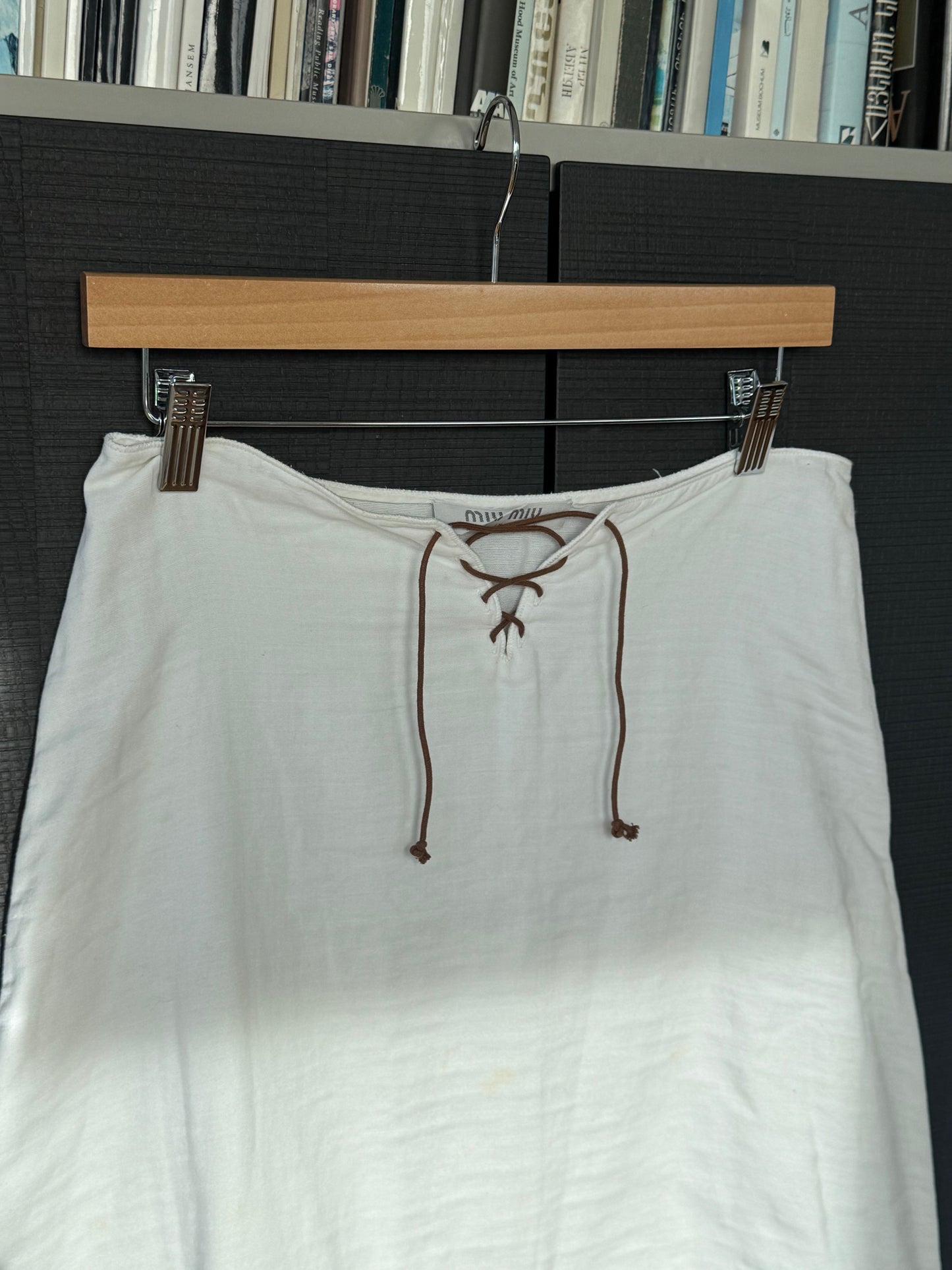 Miu Miu S/S 1998 Lace Up Skirt