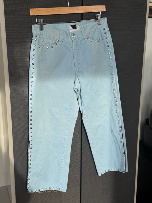 D&G Early 2000s Studded Capri Pants