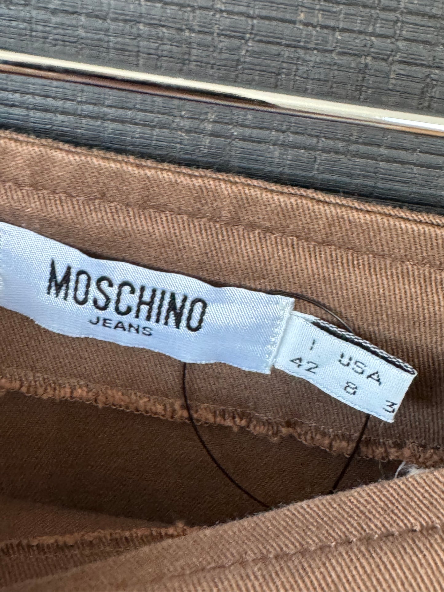 Vintage Moschino Jeans Floral Embellished Midi Skirt