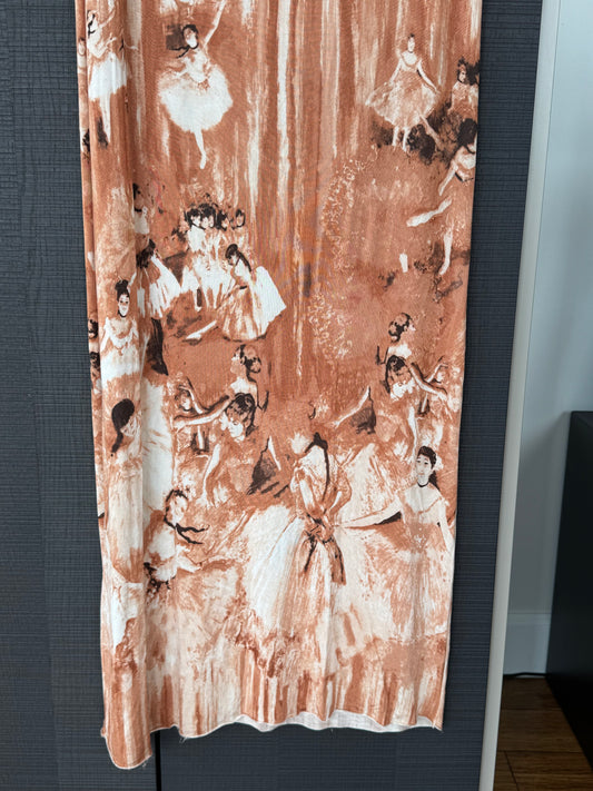 Jean Paul Gaultier Maille SS2004 Degas Print Skirt/Dress