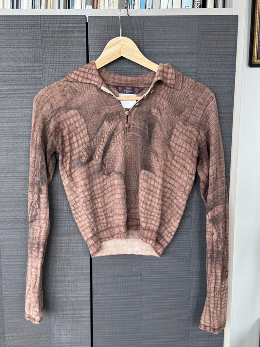 John Galliano Fall/Winter 2000 Cashmere Top