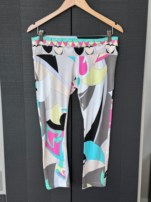 Emilio Pucci Printed Capri Leggings