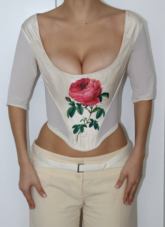Vivienne Westwood “Café Society” Spring/Summer 1994 Rose Corset
