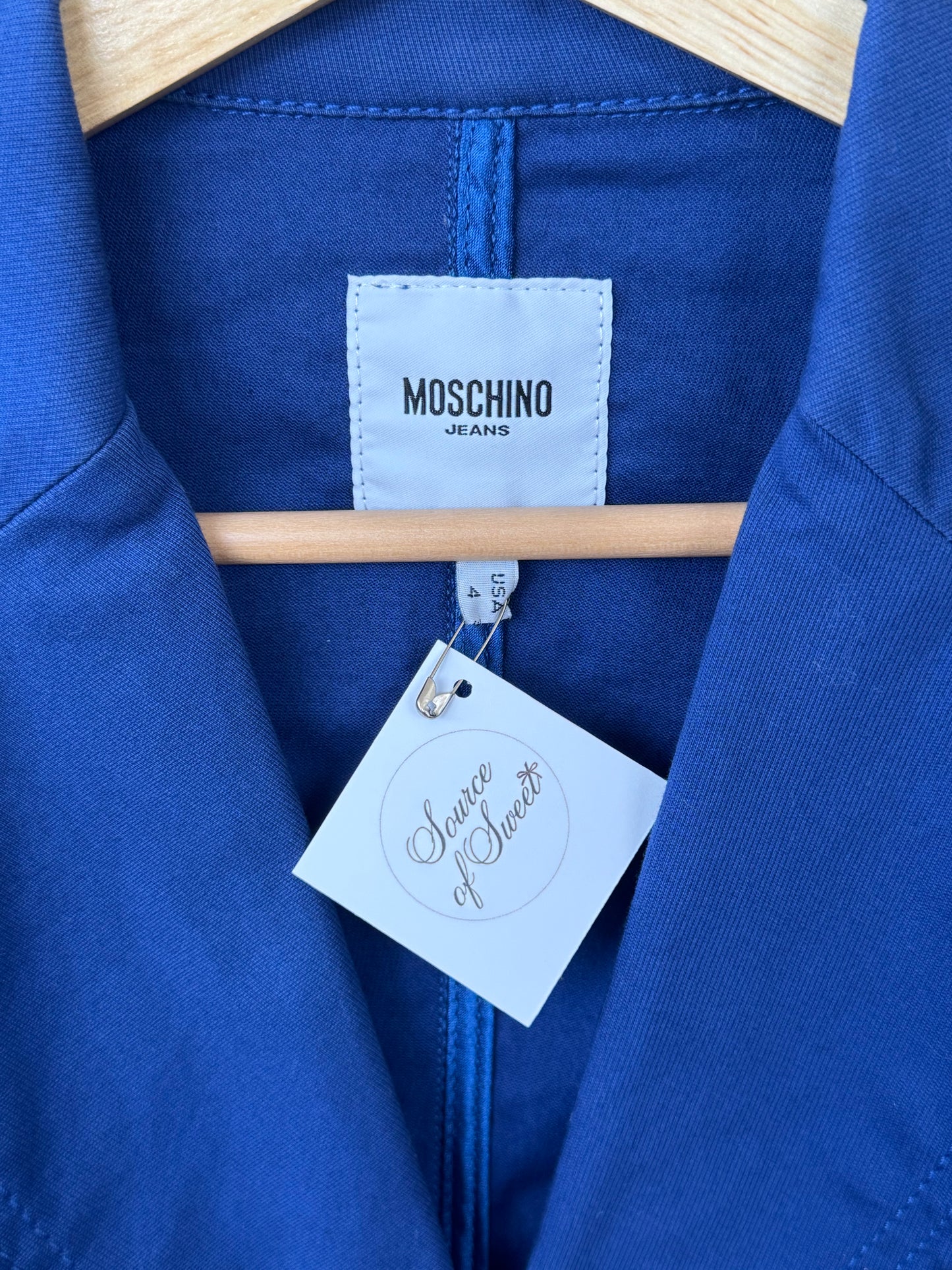 Vintage Moschino Jeans Heart Button Blazer
