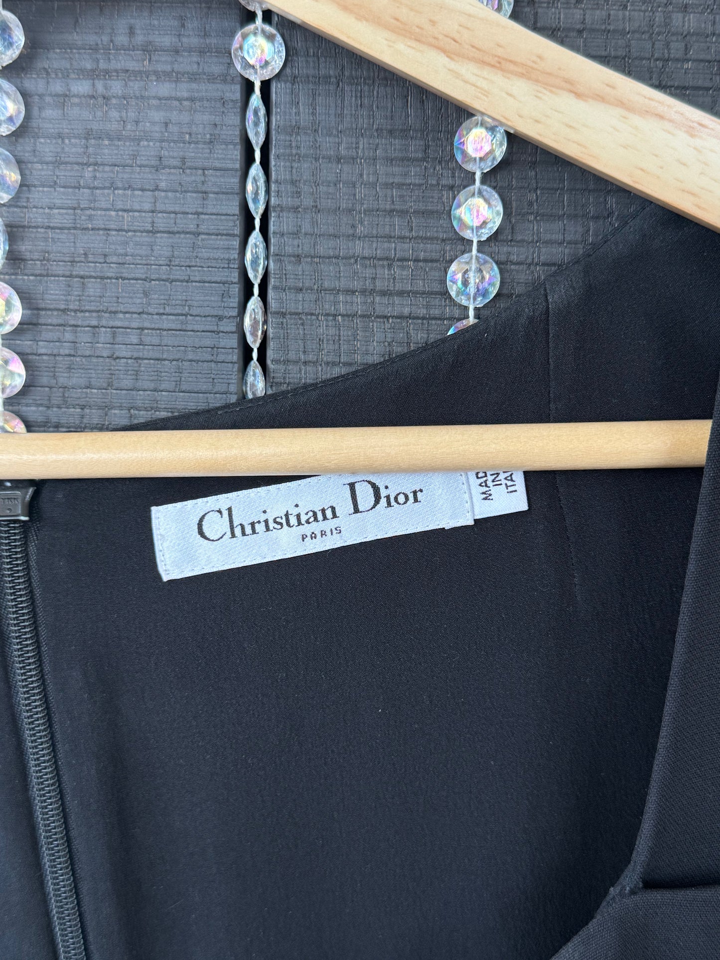 Vintage Christian Dior Draped Peplum Blouse