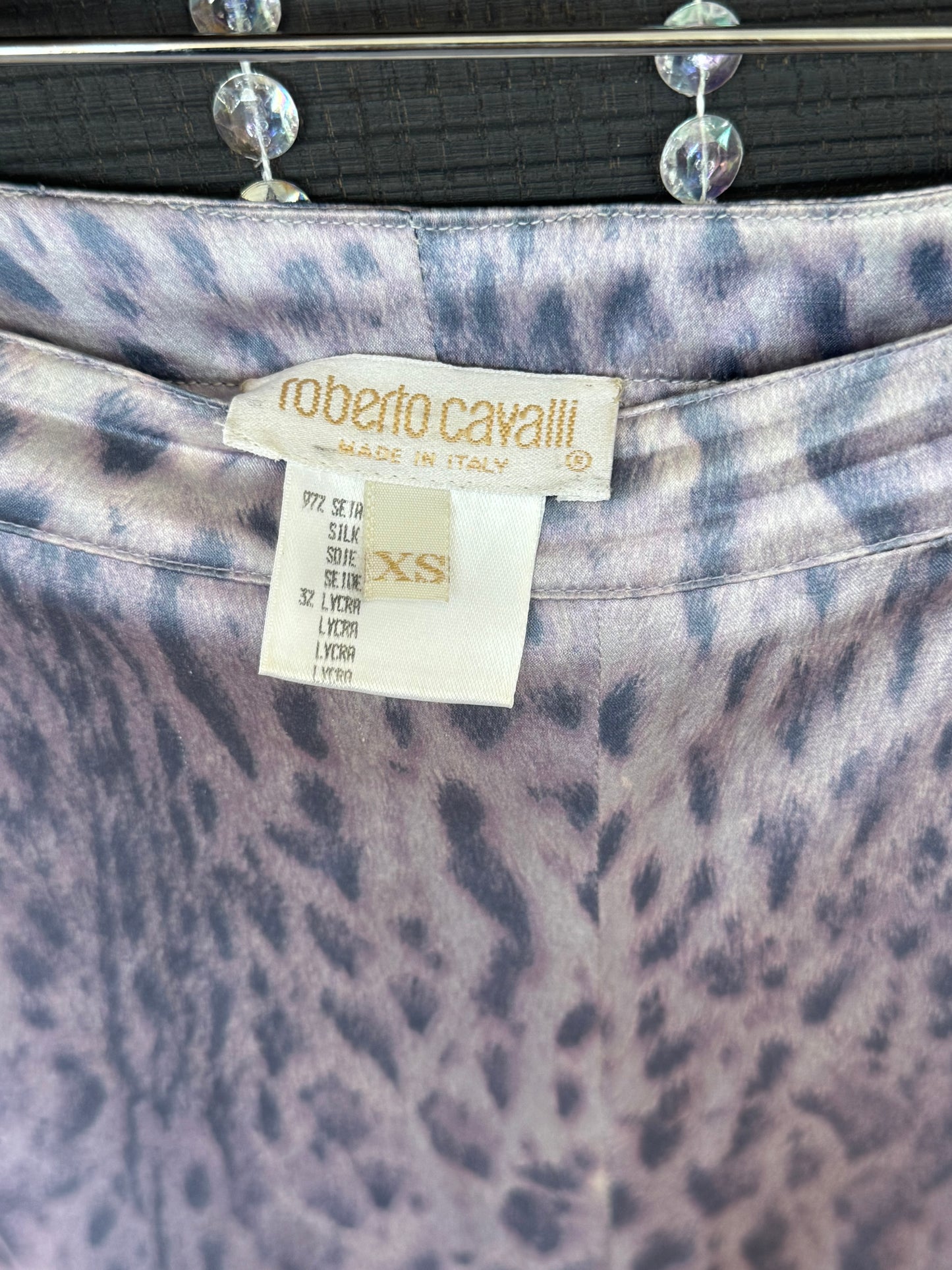 Roberto Cavalli Spring/Summer 2000 Silk Leopard Pants