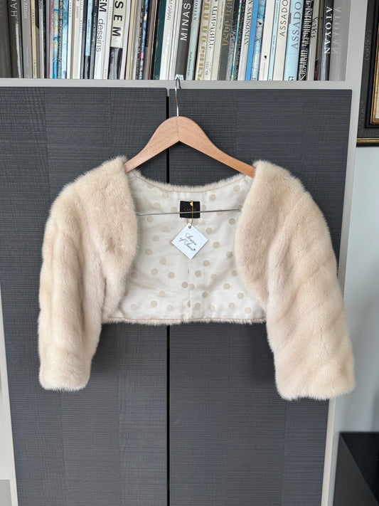 Vintage Mink Fur Bolero