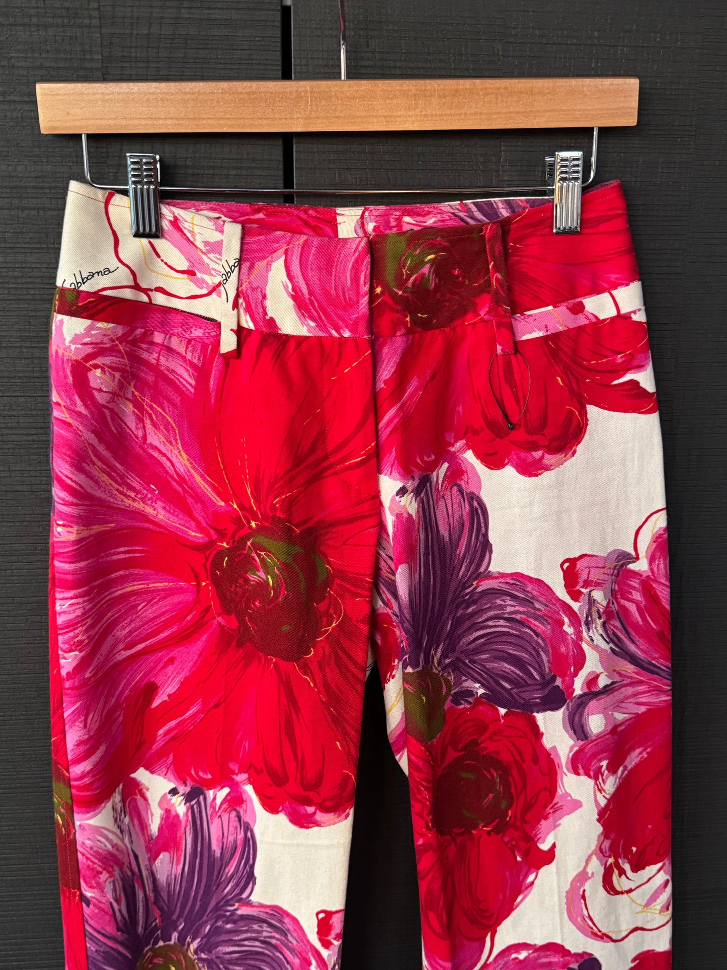 Dolce & Gabbana SS2001 Floral Pants