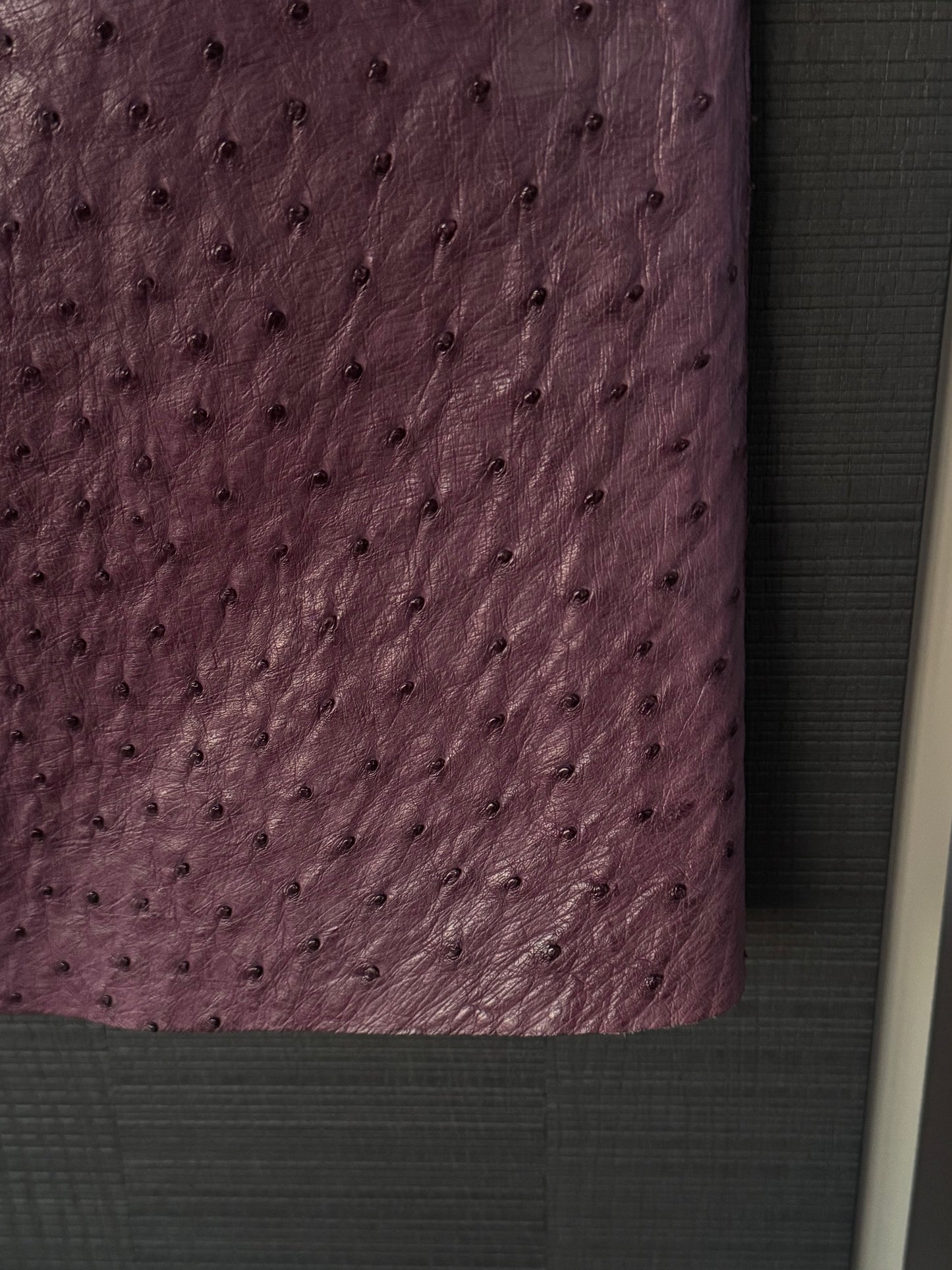 Prada SS2000 Ostrich Leather Skirt