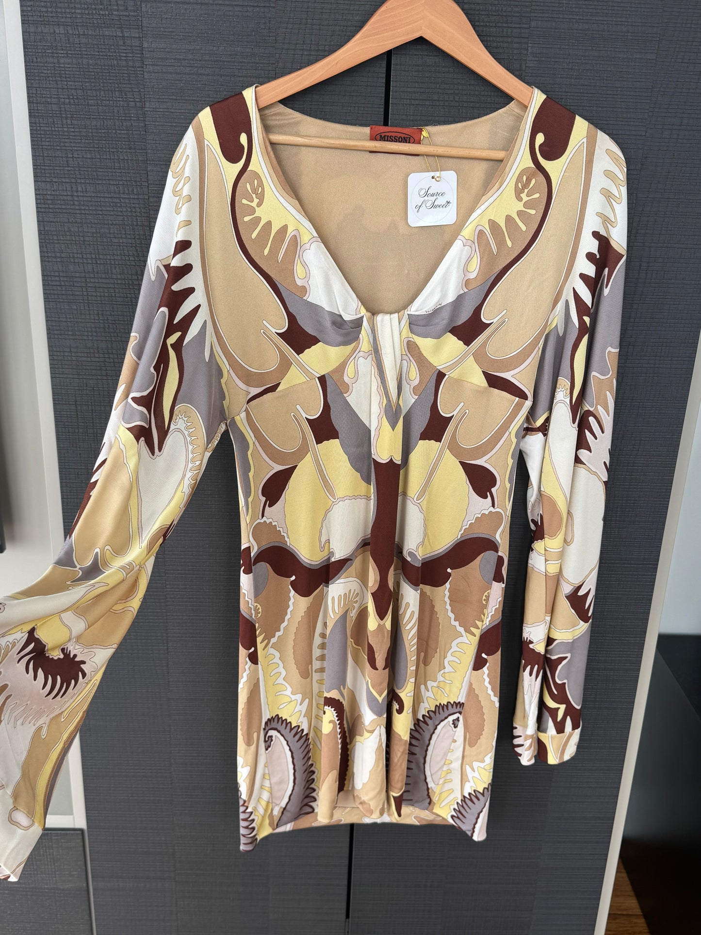 Vintage Missoni Printed Mini Dress