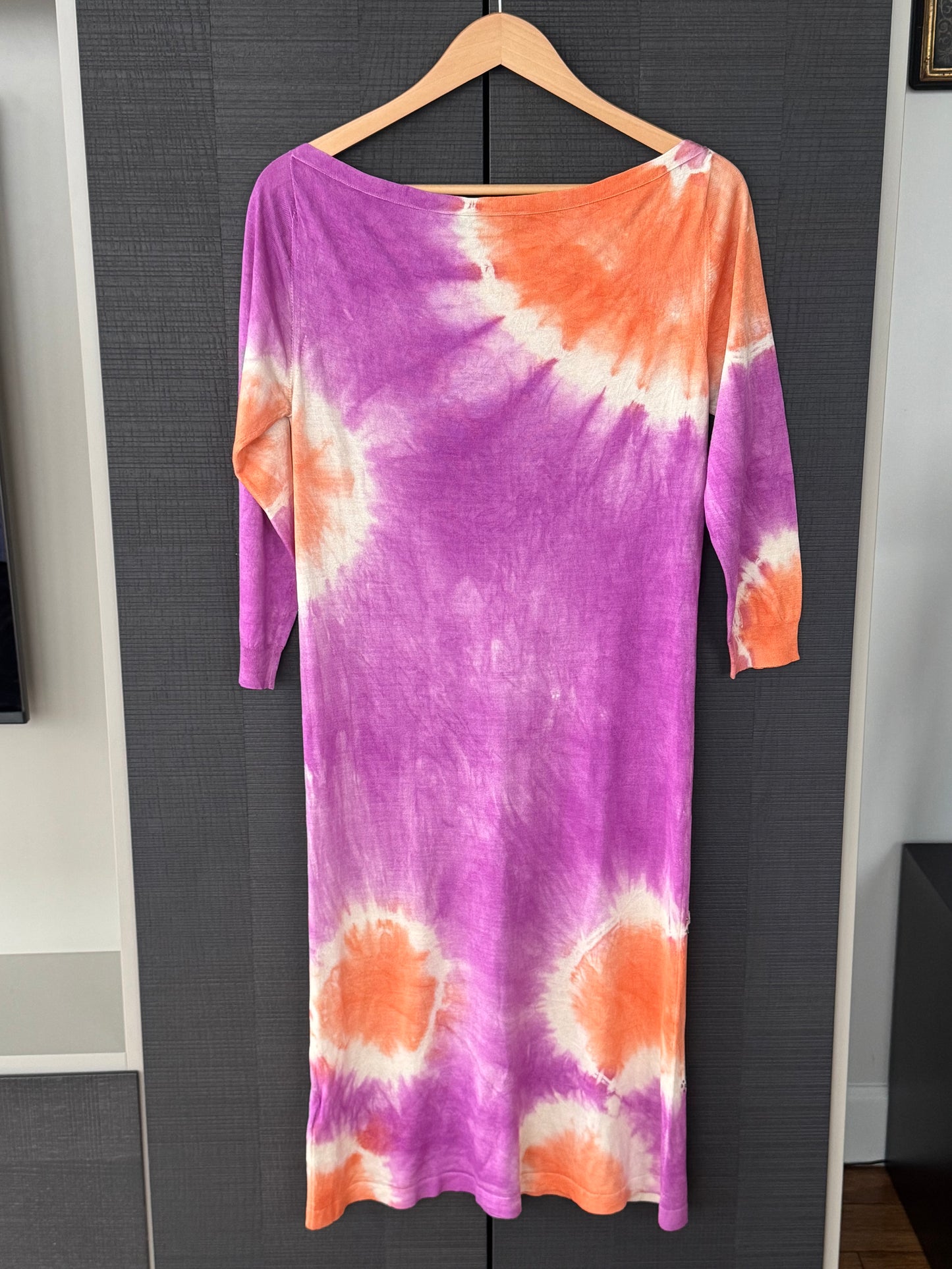 Blumarine S/S 2010 Silk Tie-Dye Swarovski Runway Dress
