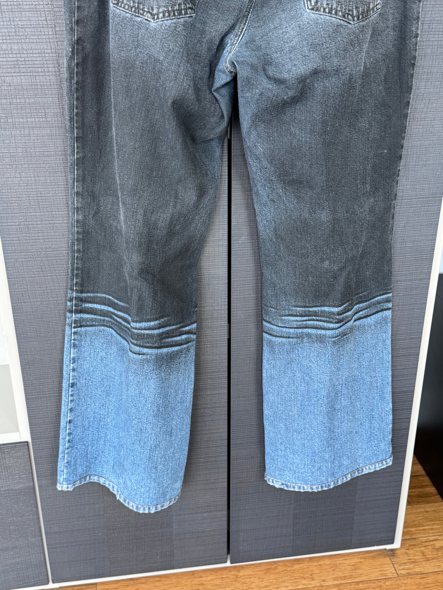 Vintage Roberto Cavalli Limited Edition Ombré Lace-Up Jeans