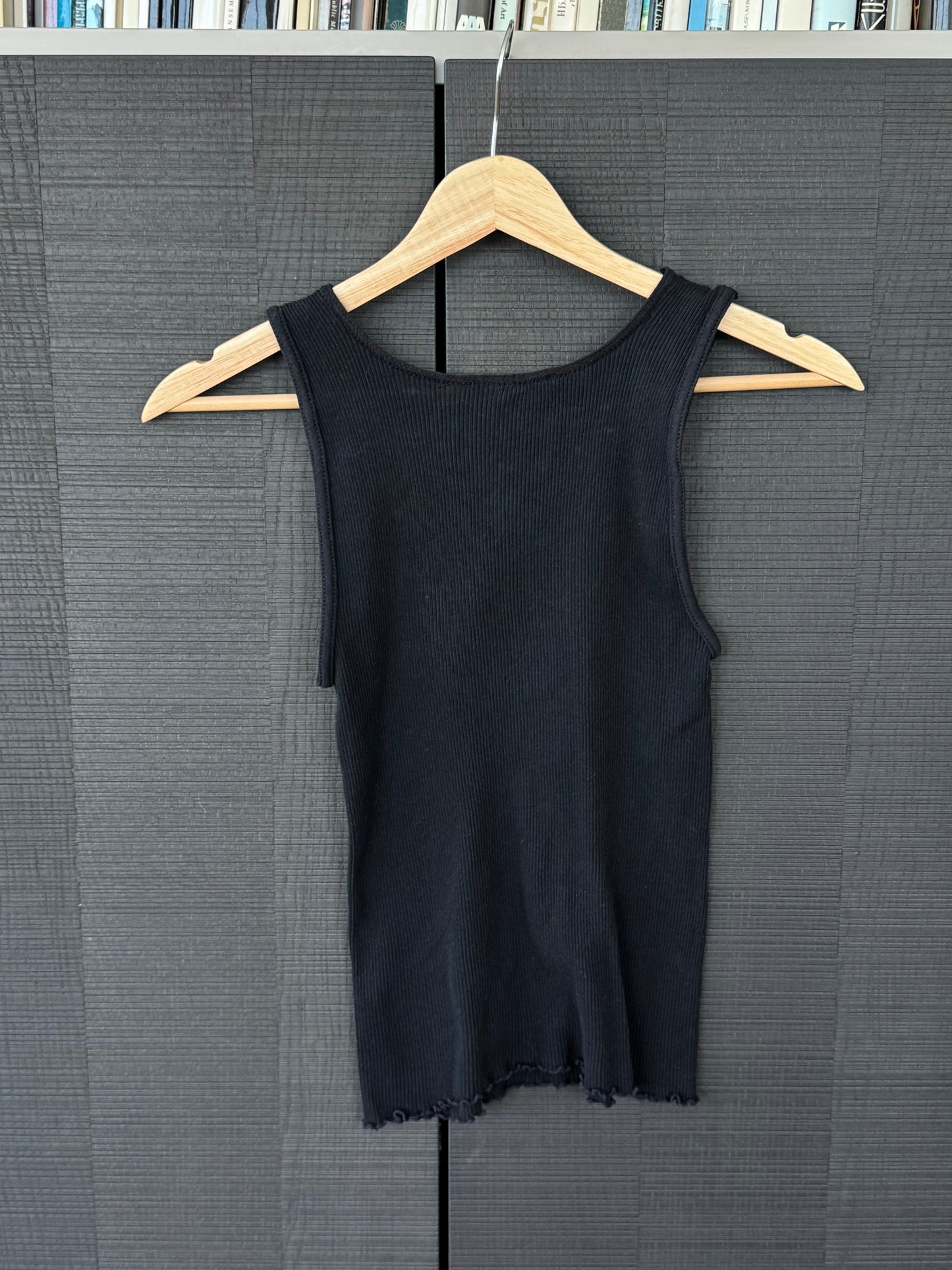 Vintage Betsey Johnson “BJ” Rhinestone Ribbed Tank