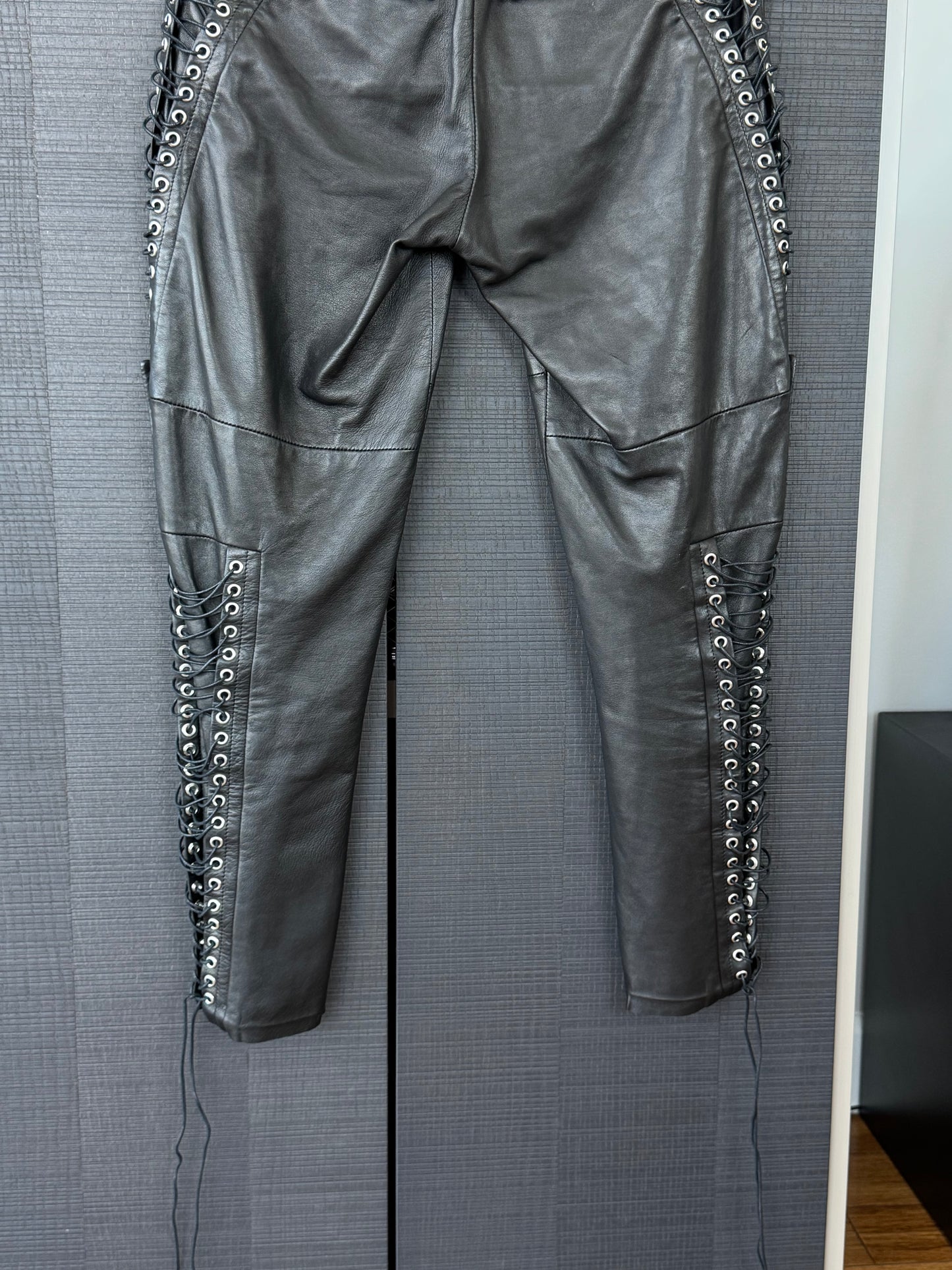 Isabel Marant Lace-Up Leather Pants