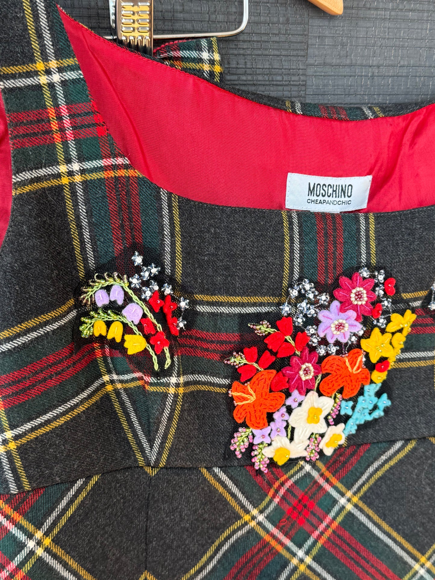 Vintage Moschino Cheap & Chic Embellished Wool Set