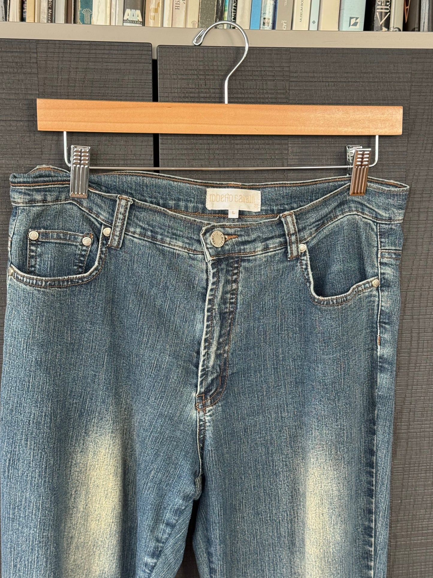 Vintage Roberto Cavalli Beaded Denim