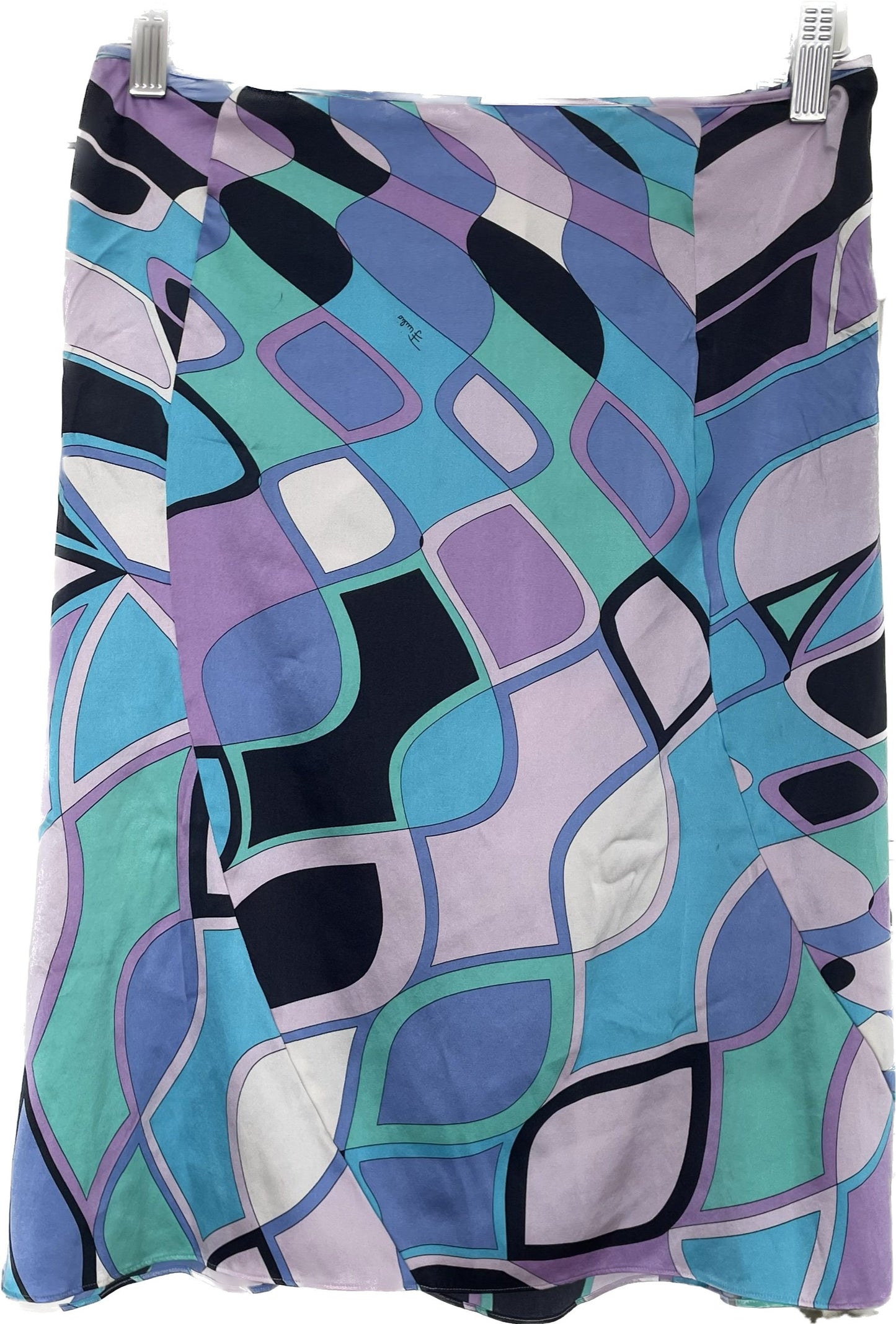 Emilio Pucci Silk Midi Skirt