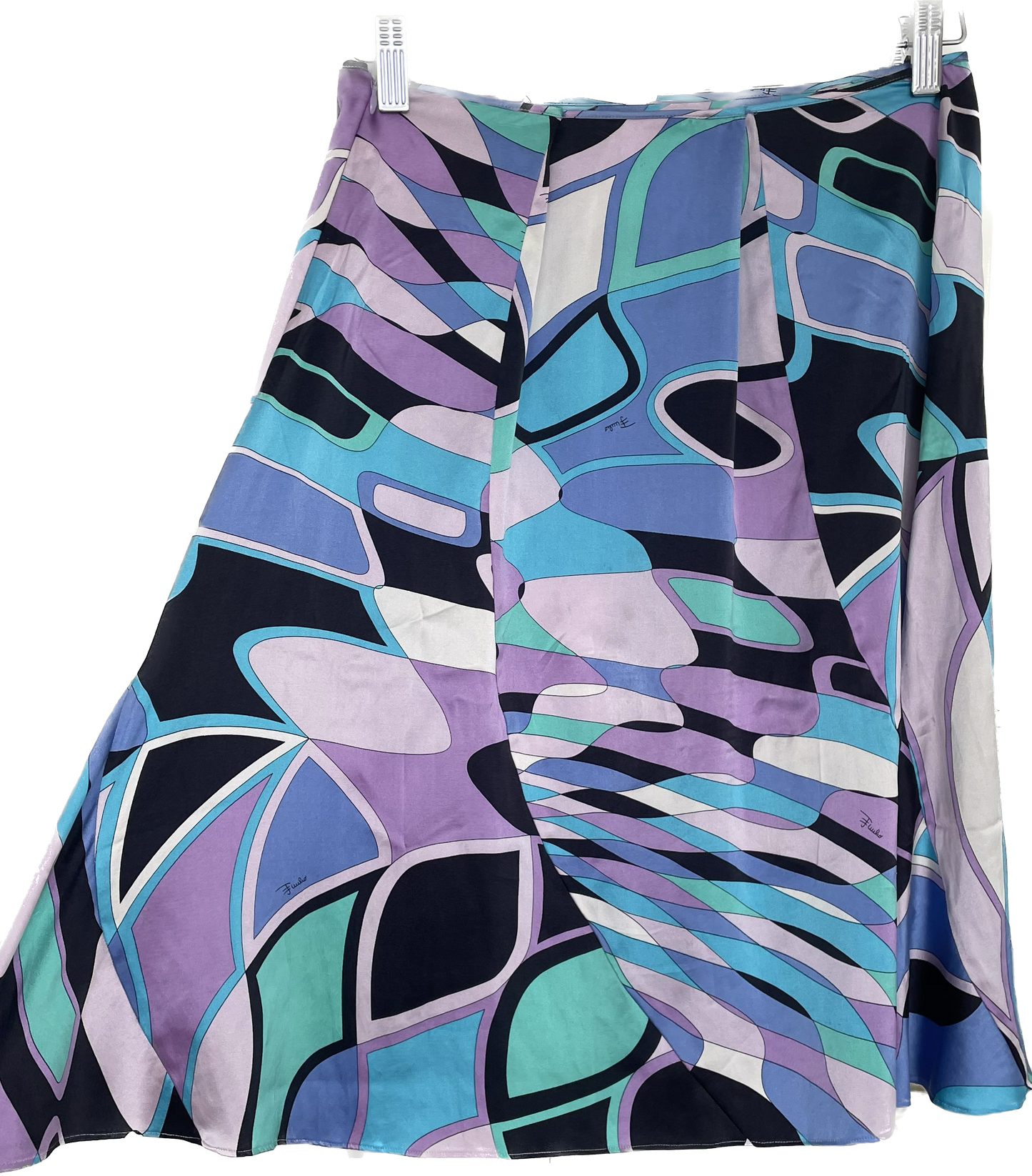 Emilio Pucci Silk Midi Skirt