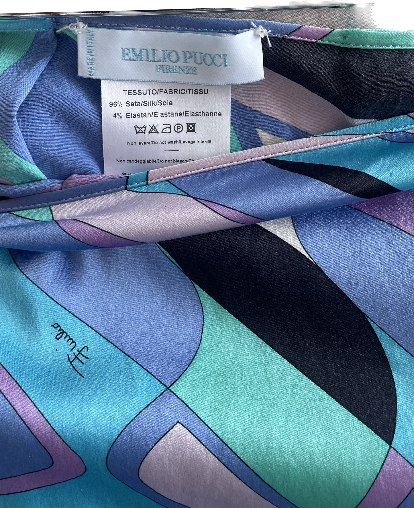 Emilio Pucci Silk Midi Skirt